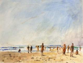 Anthony Eyton - Atlantic Beach I