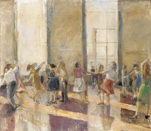 Anthony Eyton - Dancers in Sunlight