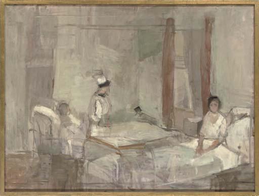 Anthony Eyton - Hospital ward