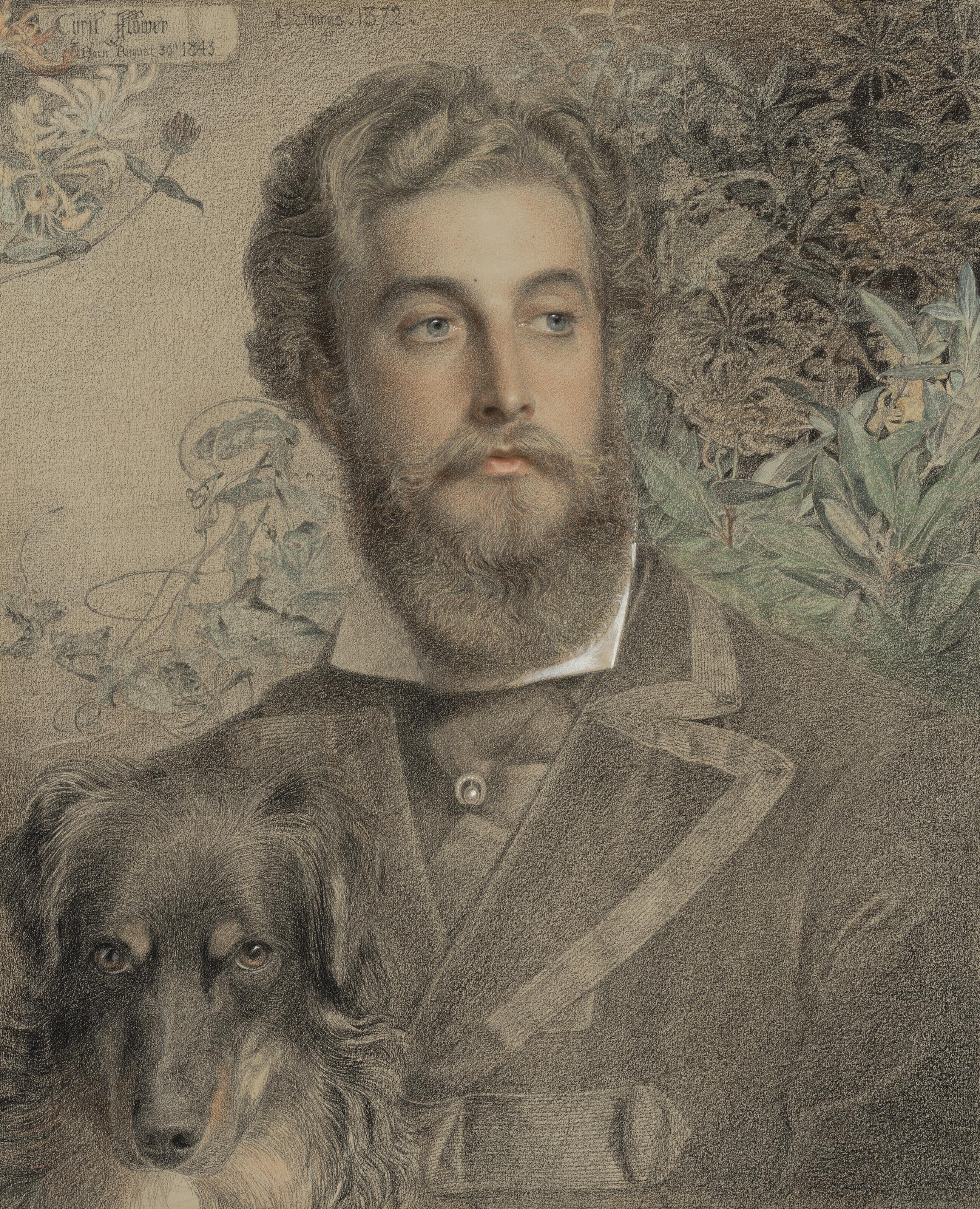 Anthony Frederick Augustus Sandys, A.R.A. - Portrait of Cyril Flower, Lord Battersea