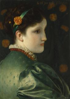 Anthony Frederick Augustus Sandys - La Belle Jaune Giroflée