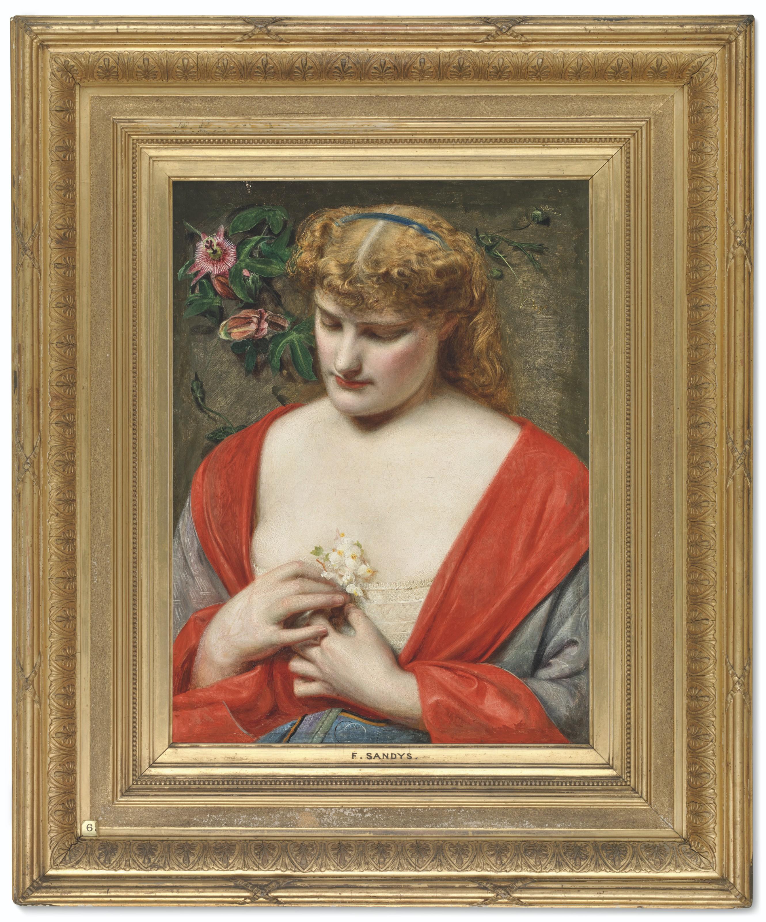 Anthony Frederick Augustus Sandys - Passion Flowers