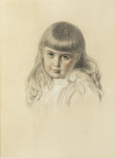 Anthony Frederick Augustus Sandys - Portrait of a young girl