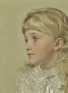Anthony Frederick Augustus Sandys - Portrait Of May Gillilan