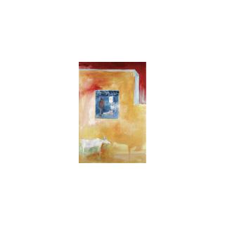 Anthony Fry - Yellow Palace With Cow And Lovers In Hall