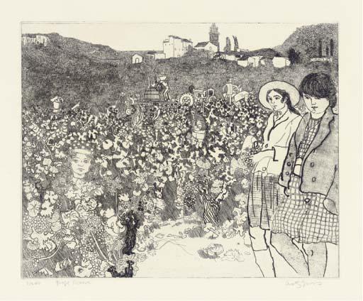 Anthony Gross - Grape Pickers