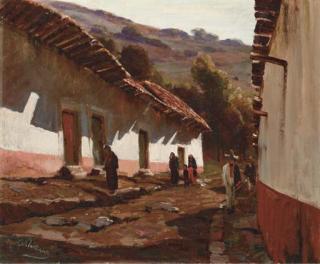 Anthony Thieme - A Village Street