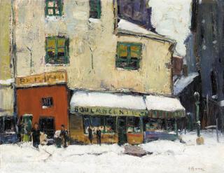Anthony Thieme - French Street Corner, Winter