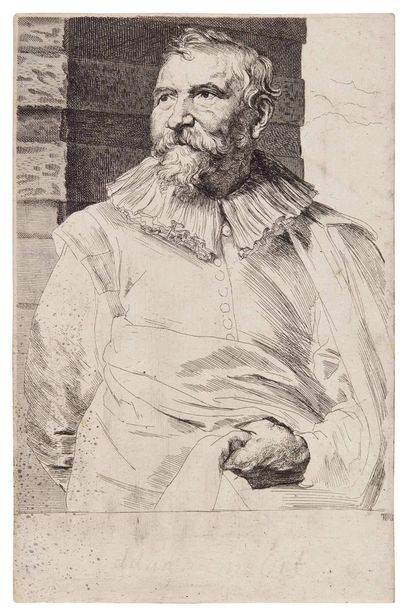 Anthony van Dyck - Adam van Noort (Hollstein, Mauquoy-Hendrickx 8; New Hollstein 7)