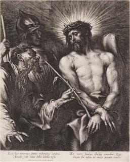 Anthony van Dyck - Justus Sustermans; and The Mocking of Christ (two works) (Hollstein 12, 20; Mauquoy-Hendrickx 12, A; New Hollstein 11, 519)