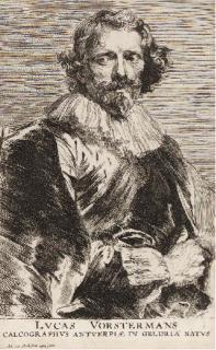 Anthony Van Dyck - Portrait of Lucas Vorstermans (Mauquoy-Hendrickx 14.VII)