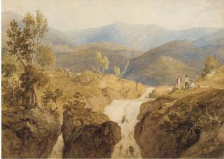 Anthony Vandyke Copley Fielding, P.O.W.S. - Coniston Beck, Lake District