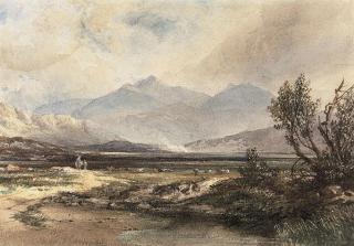 Anthony Vandyke Copley Fielding, P.O.W.S. - In the Highlands, Scotland