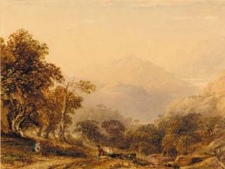 Anthony Vandyke Copley Fielding, P.O.W.S. - Loch Katrine