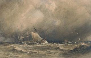 Anthony Vandyke Copley Fielding, P.O.W.S. - Sea Piece