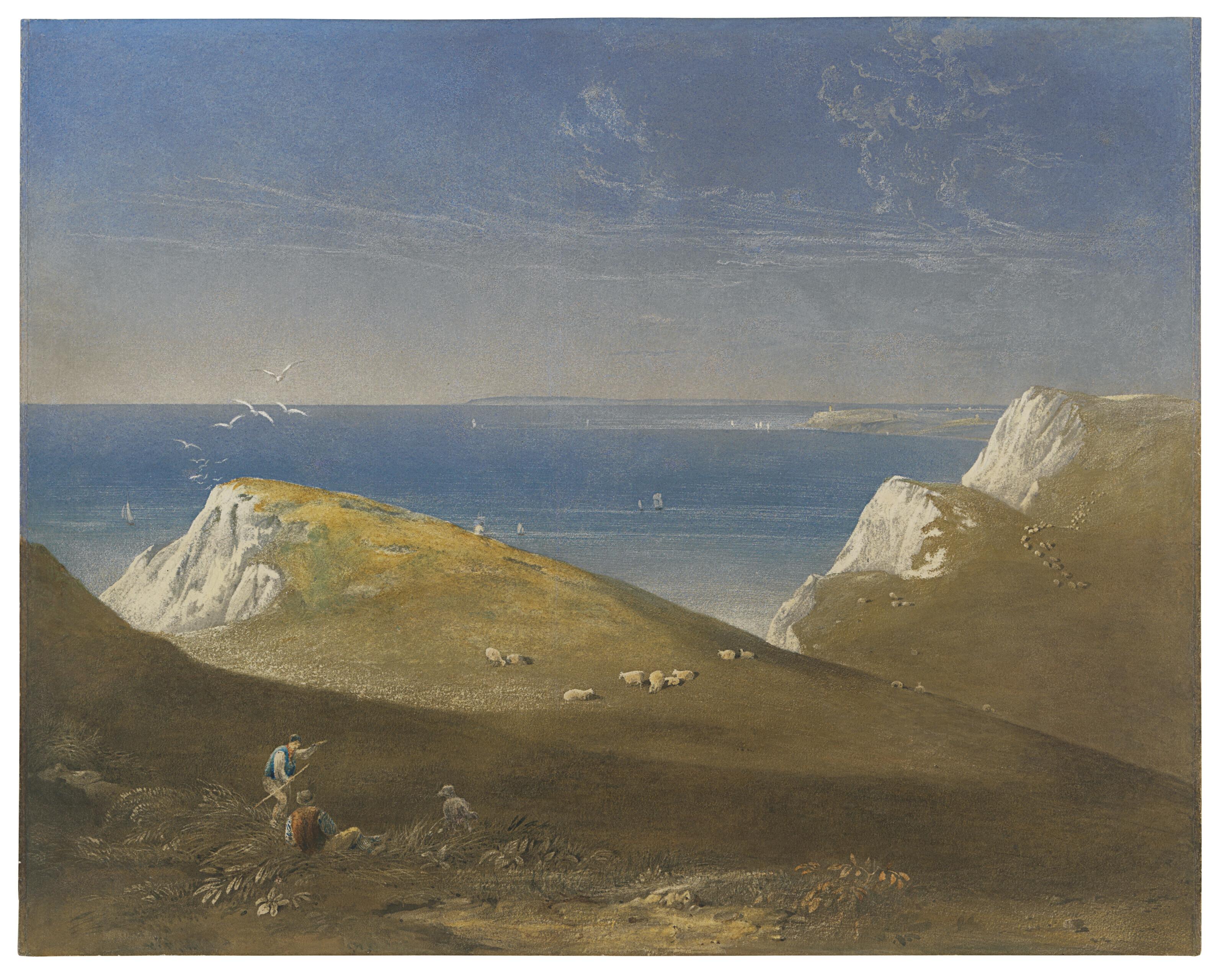 Anthony Vandyke Copley Fielding, P.O.W.S. - Shakespeare\'s Cliff, Dover