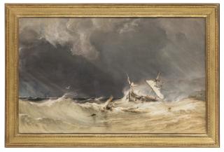 Anthony Vandyke Copley Fielding - A shipwreck on the Yorkshire coast