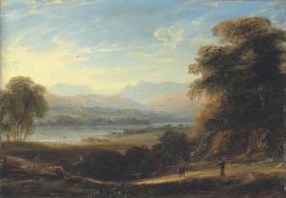 Anthony Vandyke Copley Fielding - View of Langdale Pikes And Ullswater