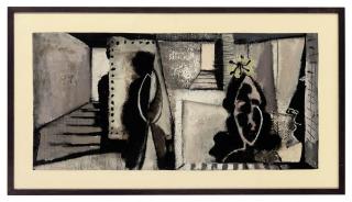 Anthony Whishaw, R.A. - Artist model, painting II