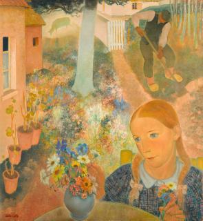 Anto Carte - Fillette Au Jardin