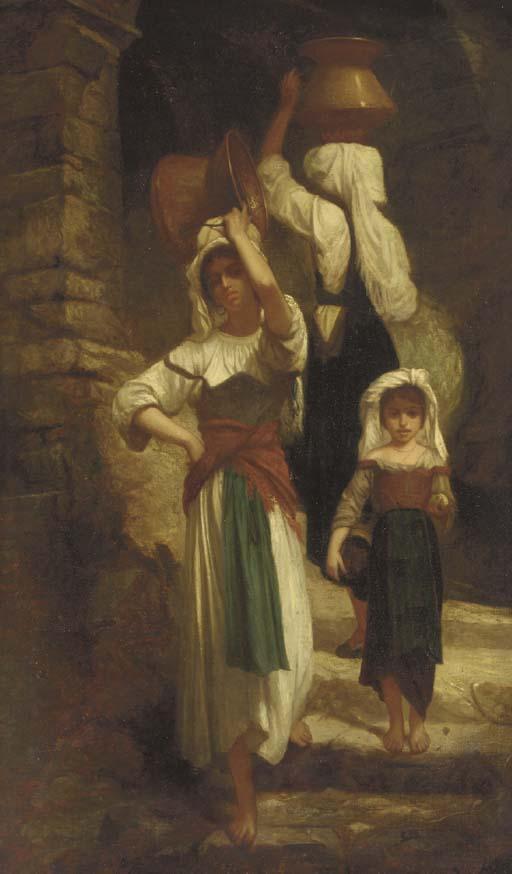 Antoine Auguste Ernest Hébert - Water Carriers At The Well