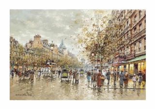 Antoine Blanchard - Boulevard Bonne Nouvelle, Paris