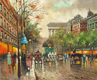 Antoine Blanchard - Boulevard de la Madeleine, Paris