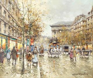 Antoine Blanchard - Boulevard de la Madeleine