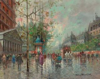Antoine Blanchard - Boulevard St. Honoré, Paris