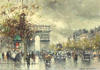 Antoine Blanchard - Champs Élysées, Paris