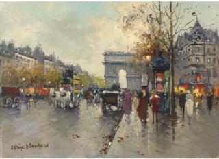 Antoine Blanchard - Champs-Elysées