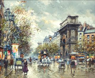 Antoine Blanchard - La Porte Saint Martin