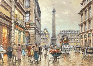 Antoine Blanchard - Place Vendôme, Paris