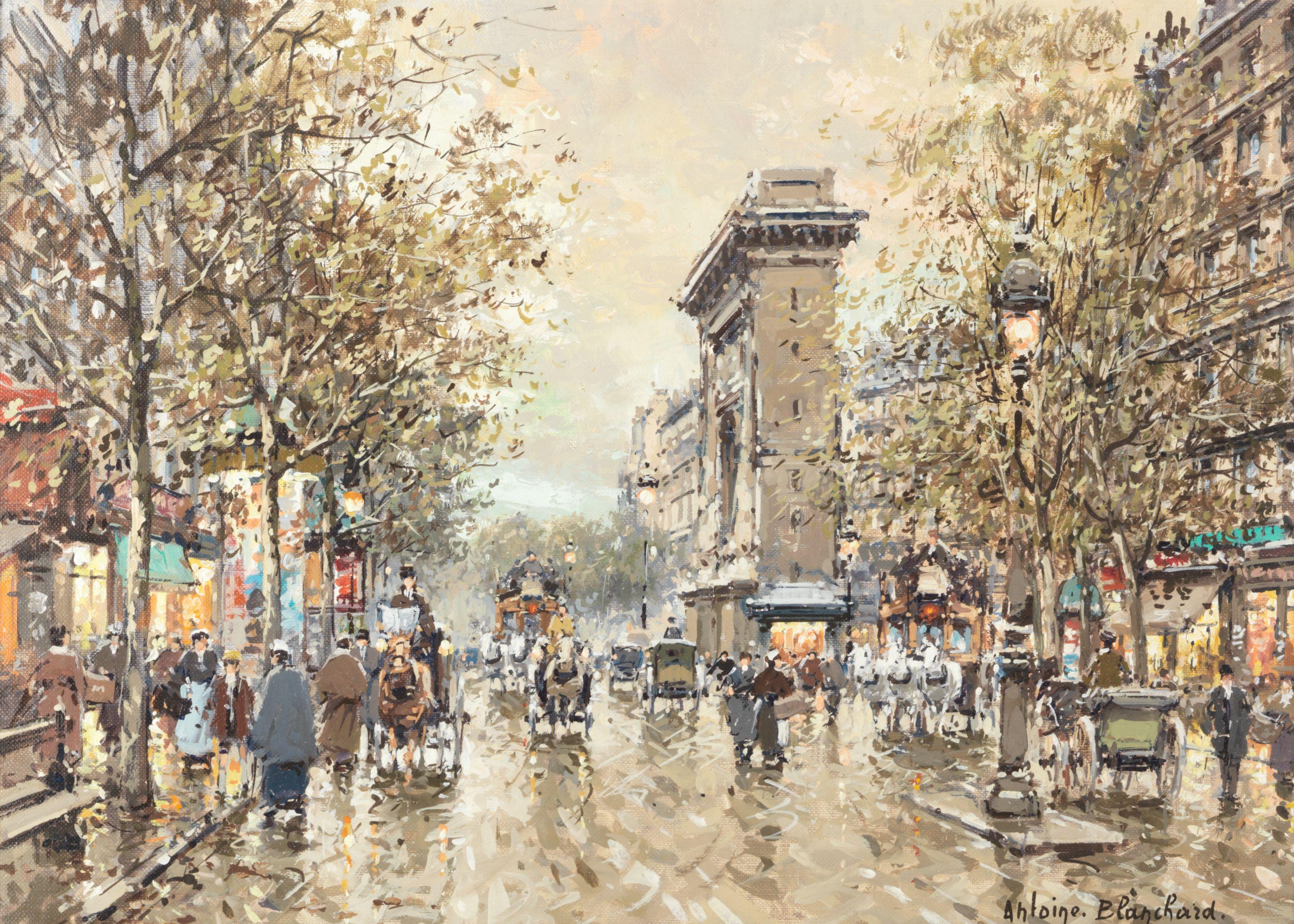 Antoine Blanchard - Porte St. Denis, Paris