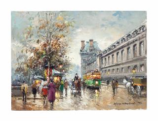 Antoine Blanchard - Quai du Louvre