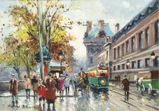 Antoine Blanchard - Quai du Louvre