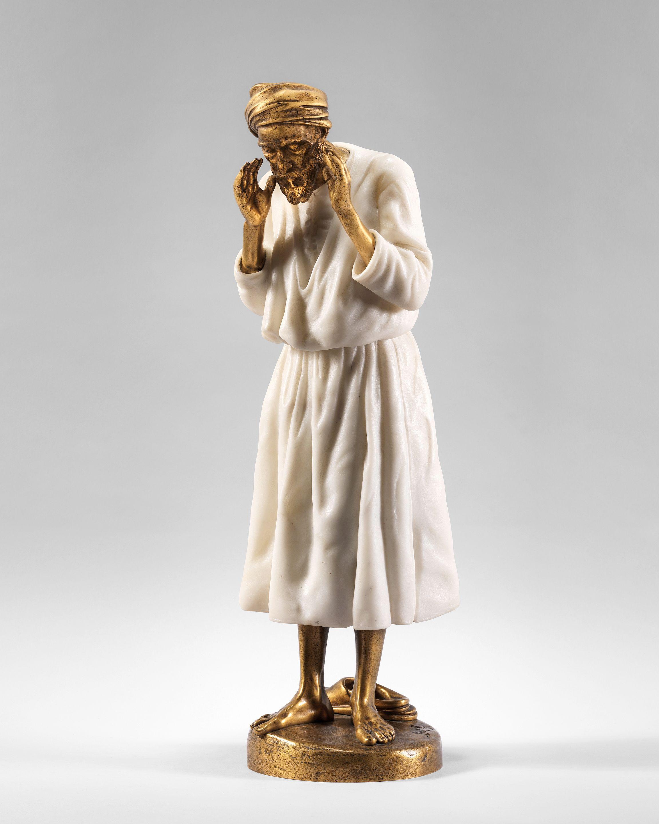 Antoine Bofill - Arabe en prière 50cm high (19 1/2in high)