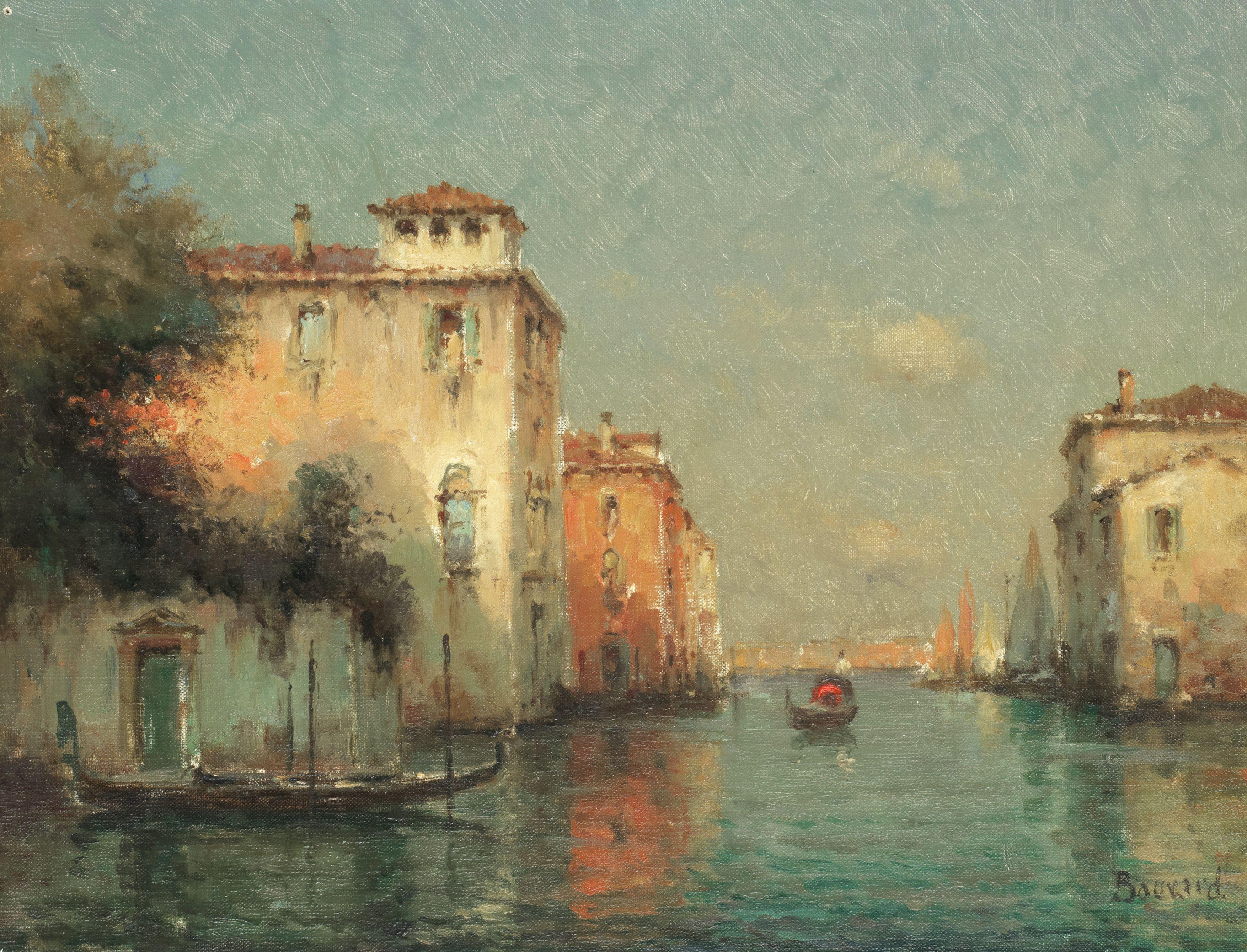 Antoine Bouvard - A Peaceful Venetian Canal