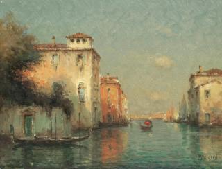Antoine Bouvard - A Peaceful Venetian Canal