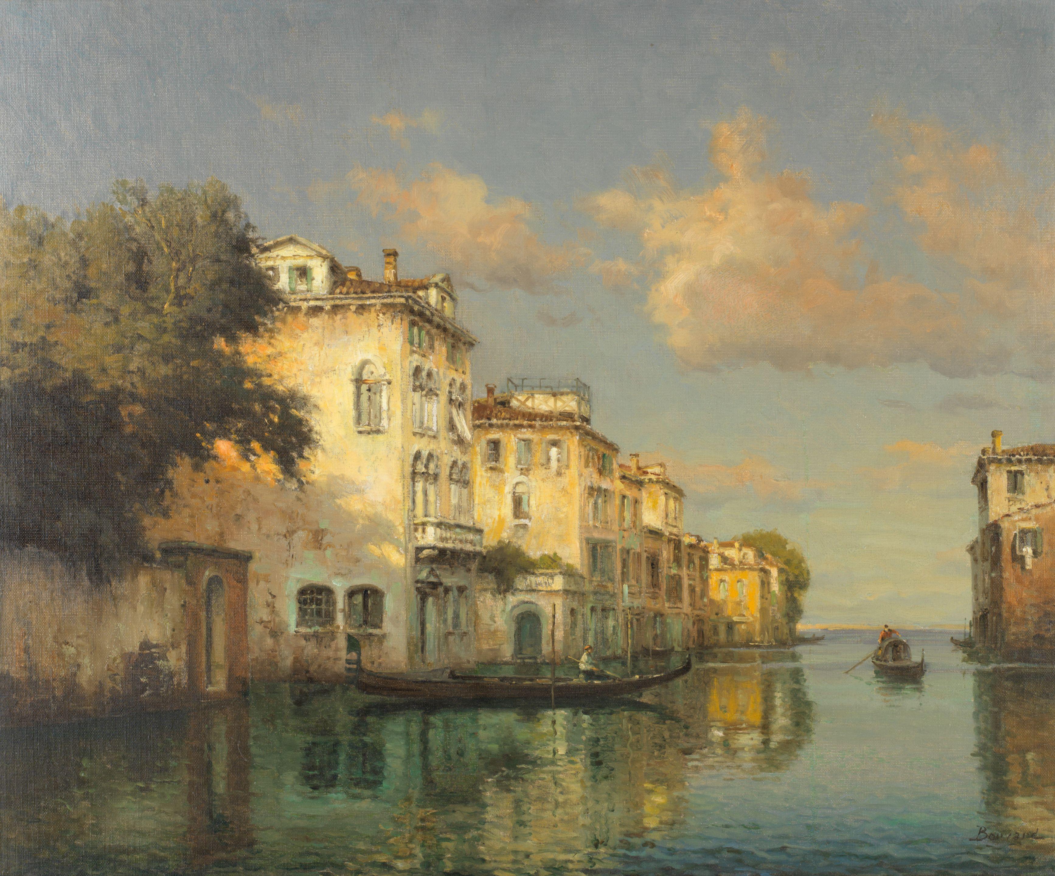 Antoine Bouvard - A tranquil Venetian canal