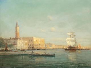 Antoine Bouvard - Across the lagoon, Venice