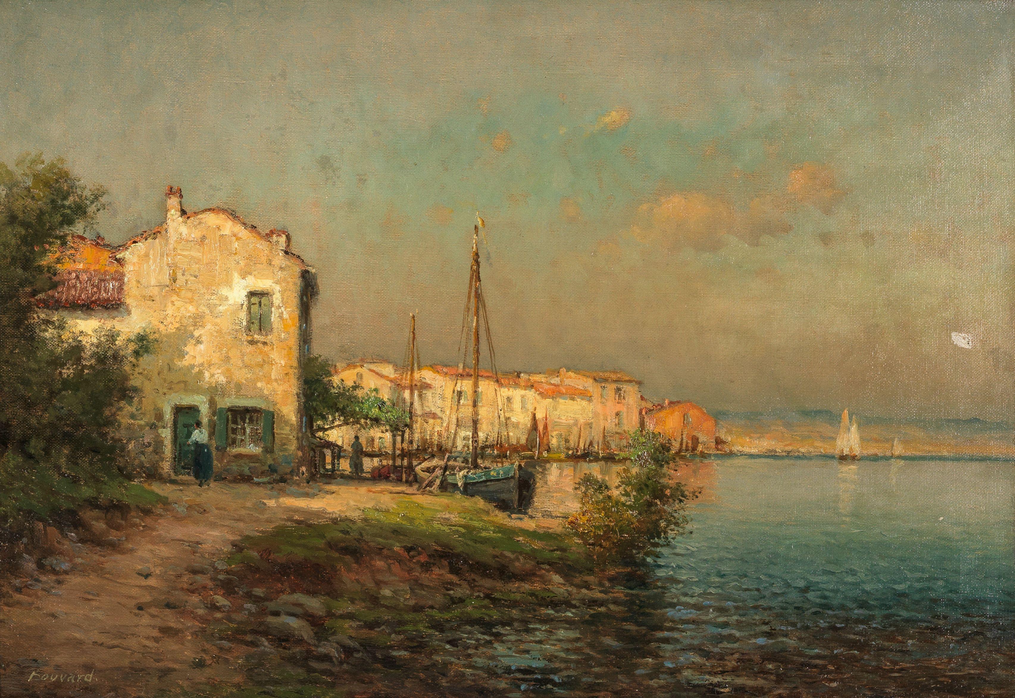 Antoine Bouvard - Fishing port on the Venetian lagoon
