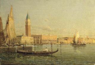 Antoine Bouvard - Il bacino di San Marco, Venezia