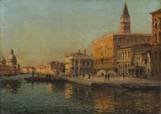 Antoine Bouvard - Scorcio del bacino di San Marco