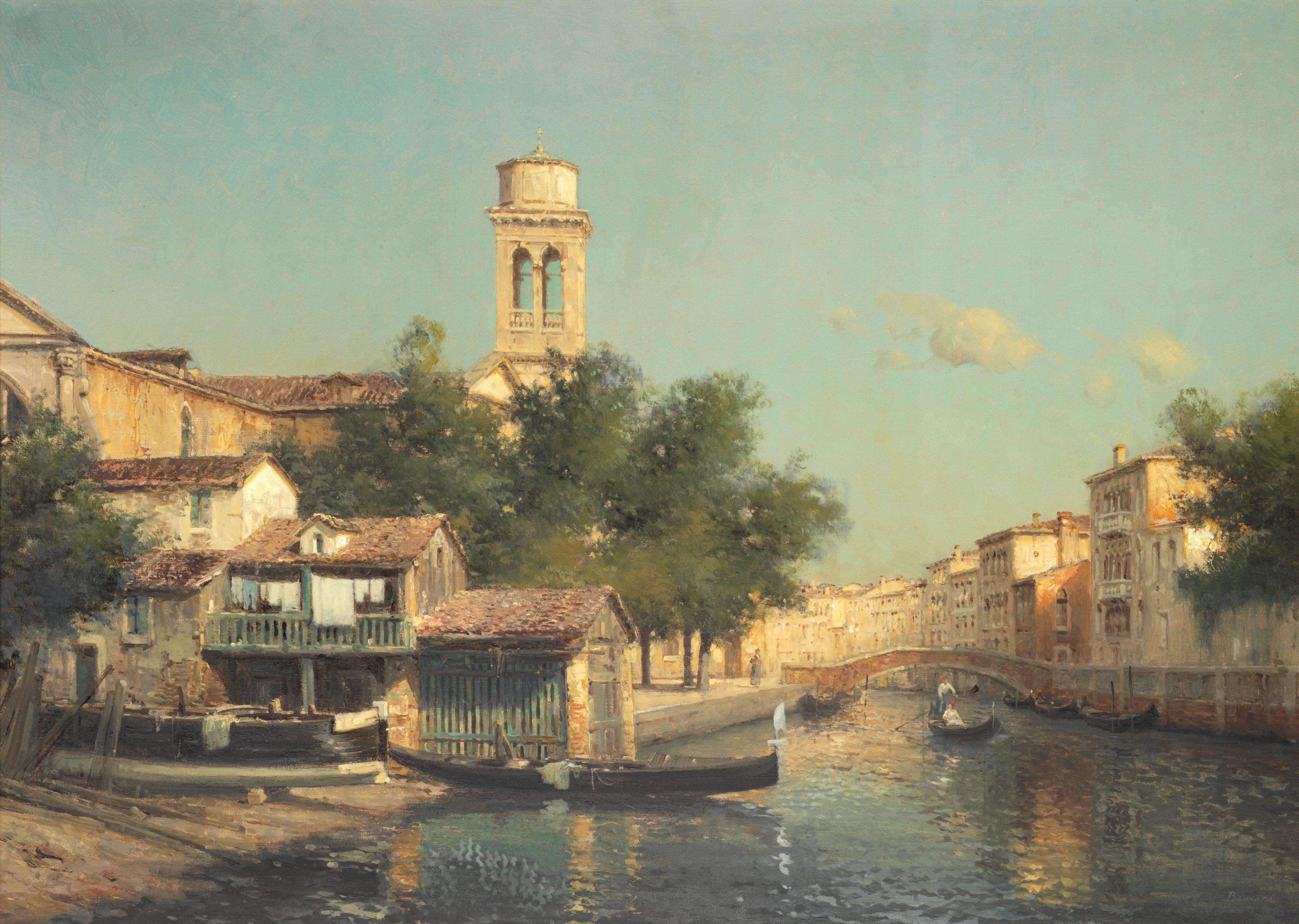 Antoine Bouvard - The gondola workshop of San Trovaso, Venice