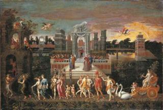 Antoine Caron - An Allegory of the Triumph of Spring