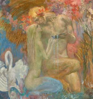 Antoine Carte - Satyre et Nymphe