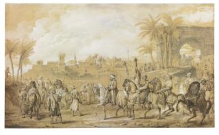 Antoine-Charles-Horace Vernet - Mounted Arabs