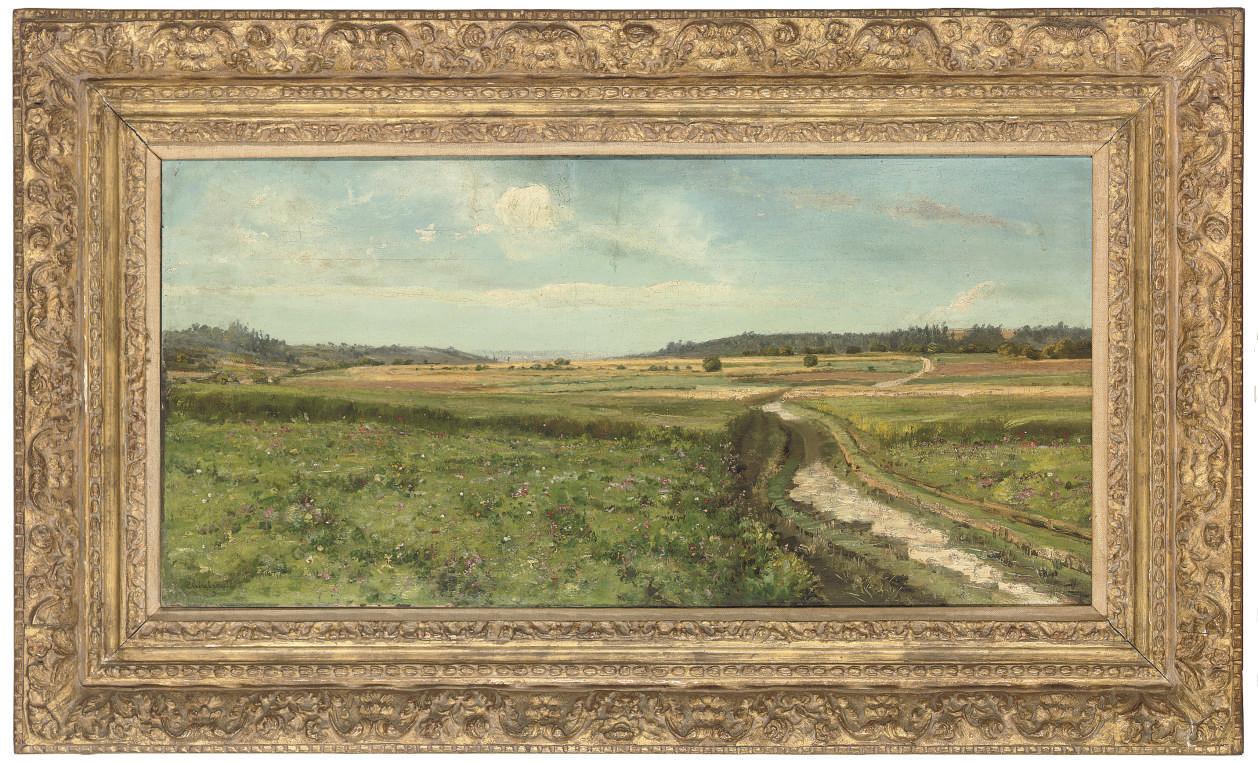 Antoine Chintreuil - A path through the meadows