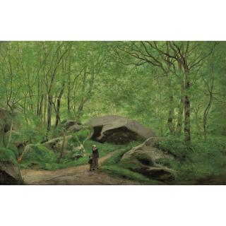 Antoine Chintreuil - Enfants Dans La Forêt